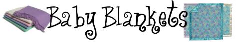 Soft baby blankets, cotton baby blankets, personalized baby blankets.